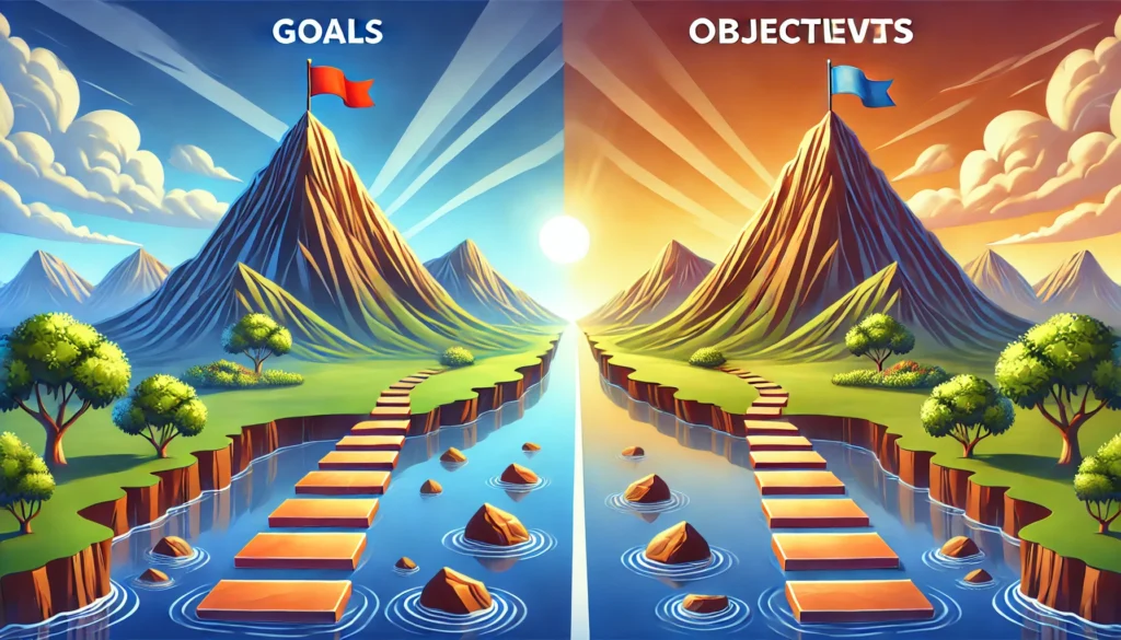 Goals vs objectives