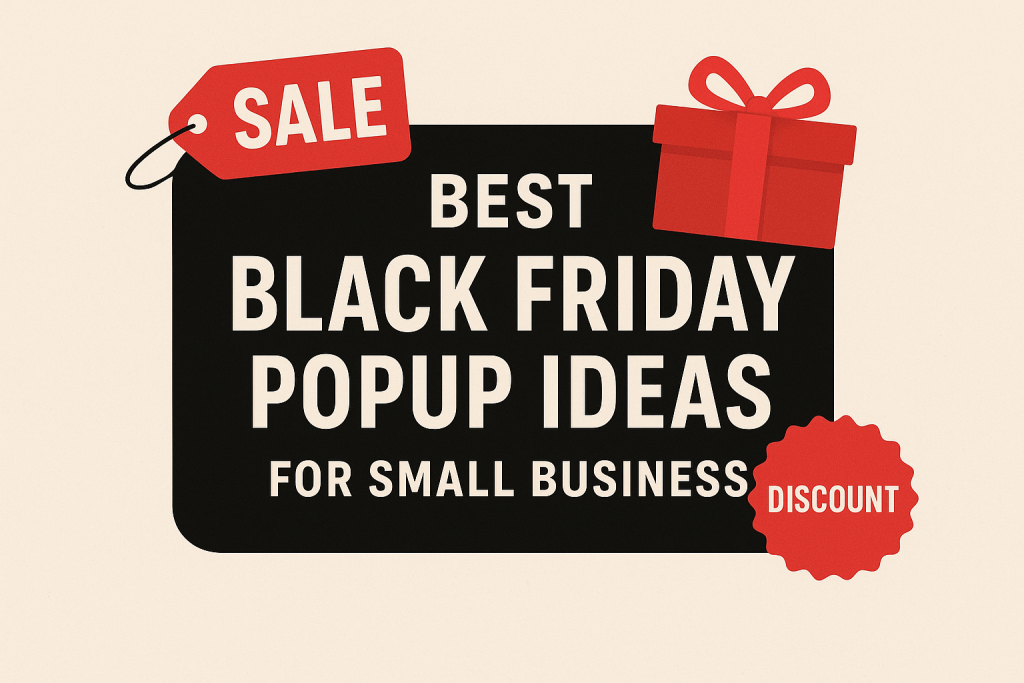 Black Friday Popup Ideas for Small Business